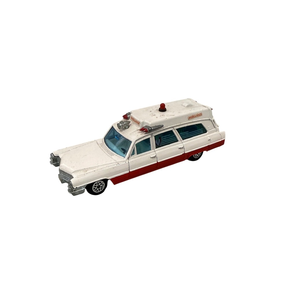 Vintage Dinky Toys Superior Rescuer Cadillac Ambulance Diecast Made in England